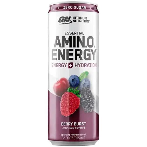 ON | Optimum Nutrition | Amino Energy + Electrolytes | Sparkling Energy Drink | 355ml Can