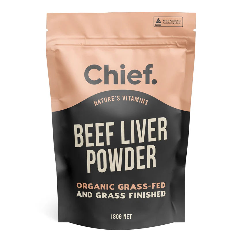 Chief | Organic Beef Liver Powder | 180g | 90 Serves