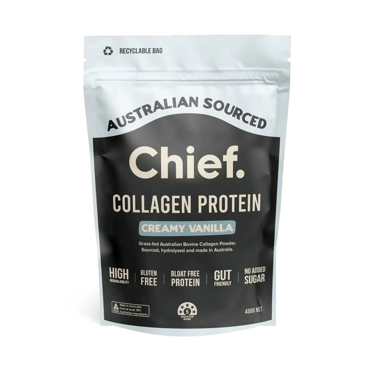Chief Grass-fed Collagen Protein Powder - 30 serves