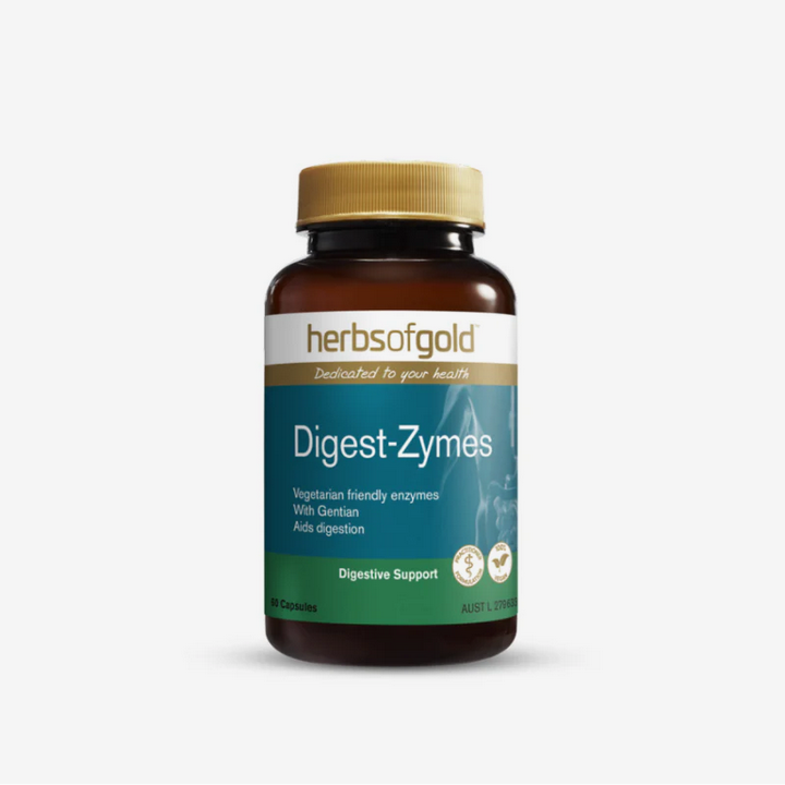 Herbs of Gold - Digest-Zymes - 60 Capsules