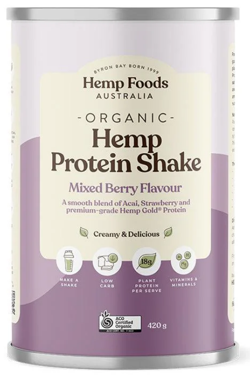 Hemp Foods Australia - Organic Hemp Based Protein - 420g