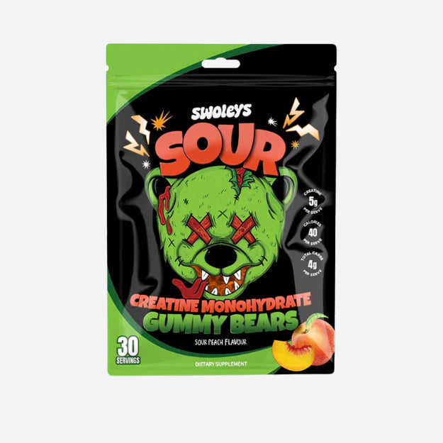 Swoleys Creatine Monohydrate Sour Gummy Bears