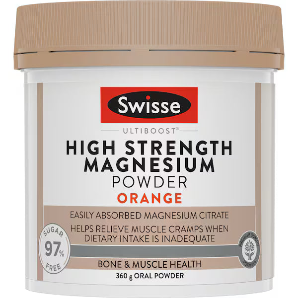 SWISSE - High Strength Magnesium Powder - Orange - 360g