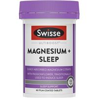 SWISSE | Magnesium + Sleep | 60 tablets