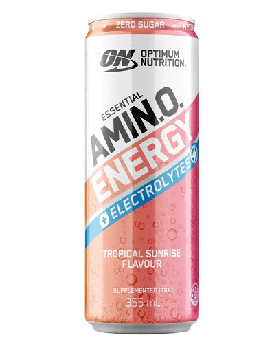 ON | Optimum Nutrition | Amino Energy + Electrolytes | Sparkling Energy Drink | 355ml Can