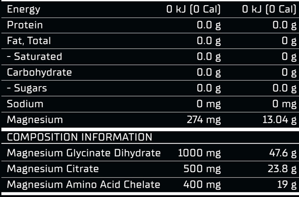 Legit - Triple Magnesium - 30 serves