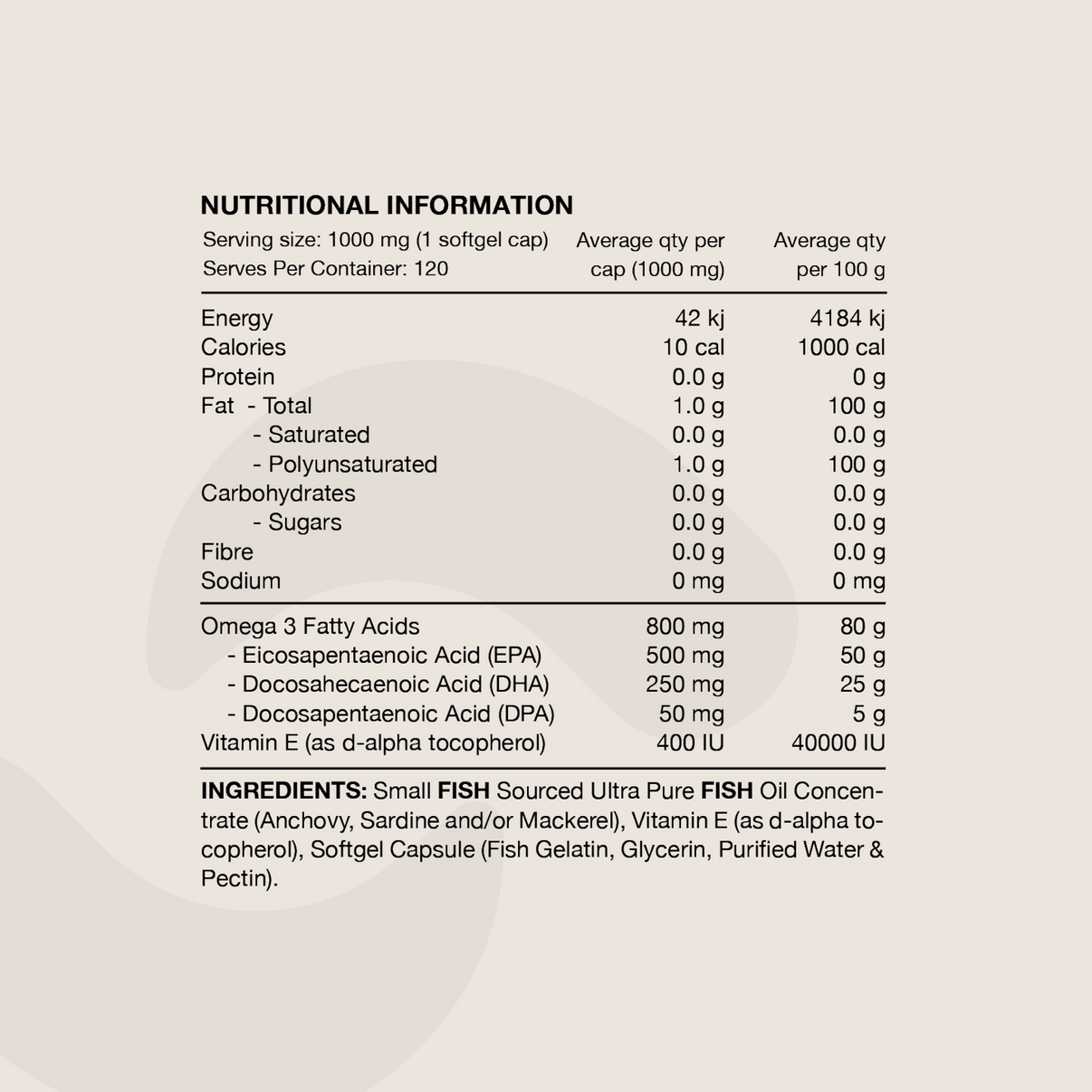 Switch | Ultra Fish Oil | 120 Serves