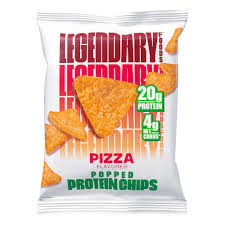 Legendary Foods - Popped Protein Chips - 34g - Pizza Flavour - 20g Protein