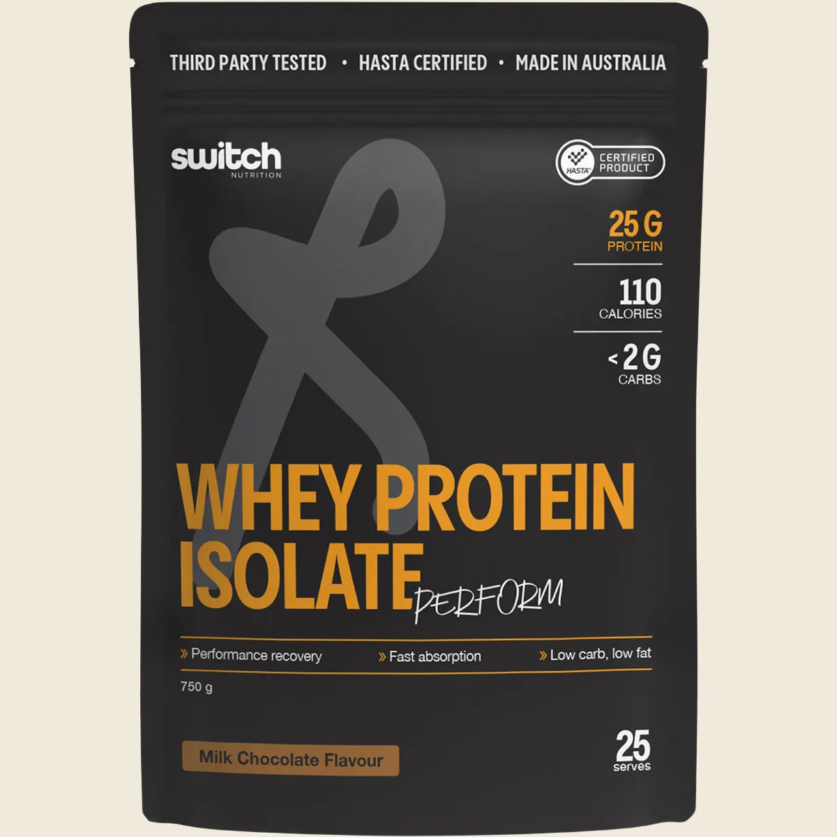 Switch Perform Whey Protein Isolate - Hasta certified