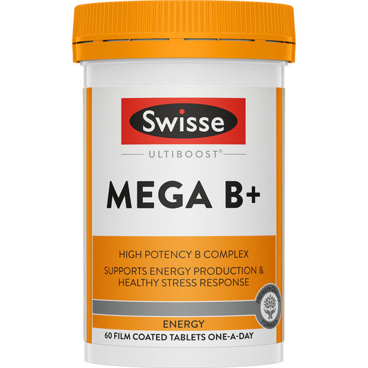 SWISSE | Mega B+ | 60 Tablets