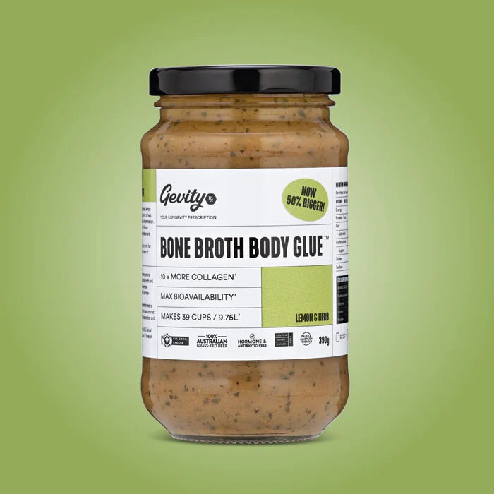 Gevity RX | Bone Broth Concentrate | Lemon & Herb | 390g