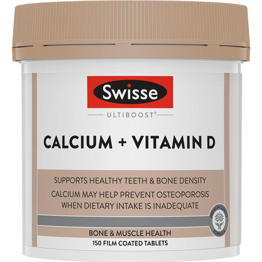 SWISSE | Calcium + Vitamin D | 150 Tablets