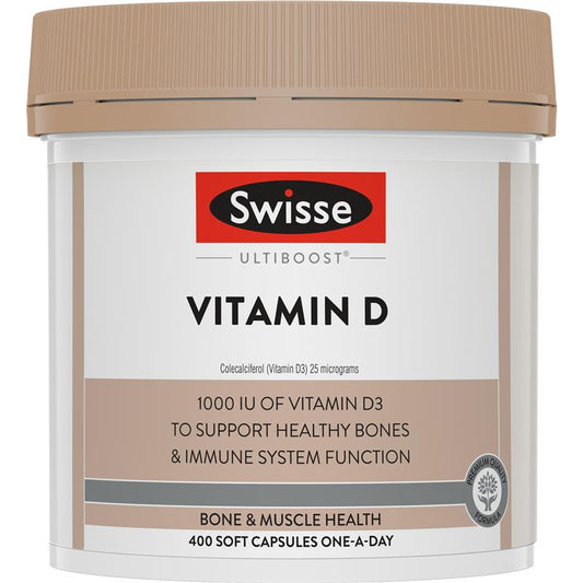 SWISSE | Vitamin D | 400 Soft Capsules