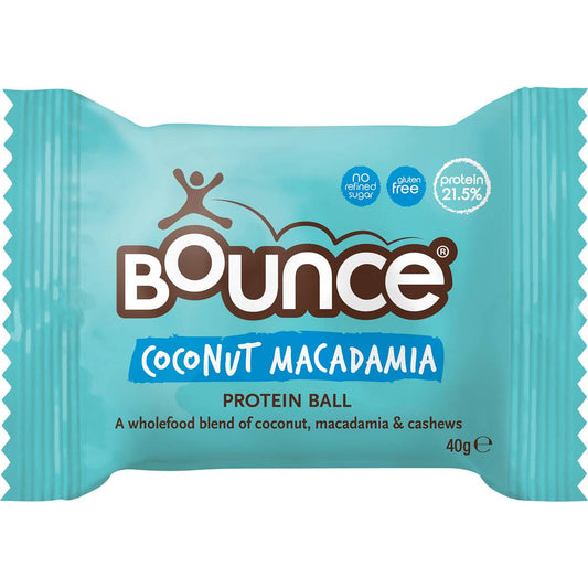 Bounce | Protein Energy Ball | Coconut Macadamia