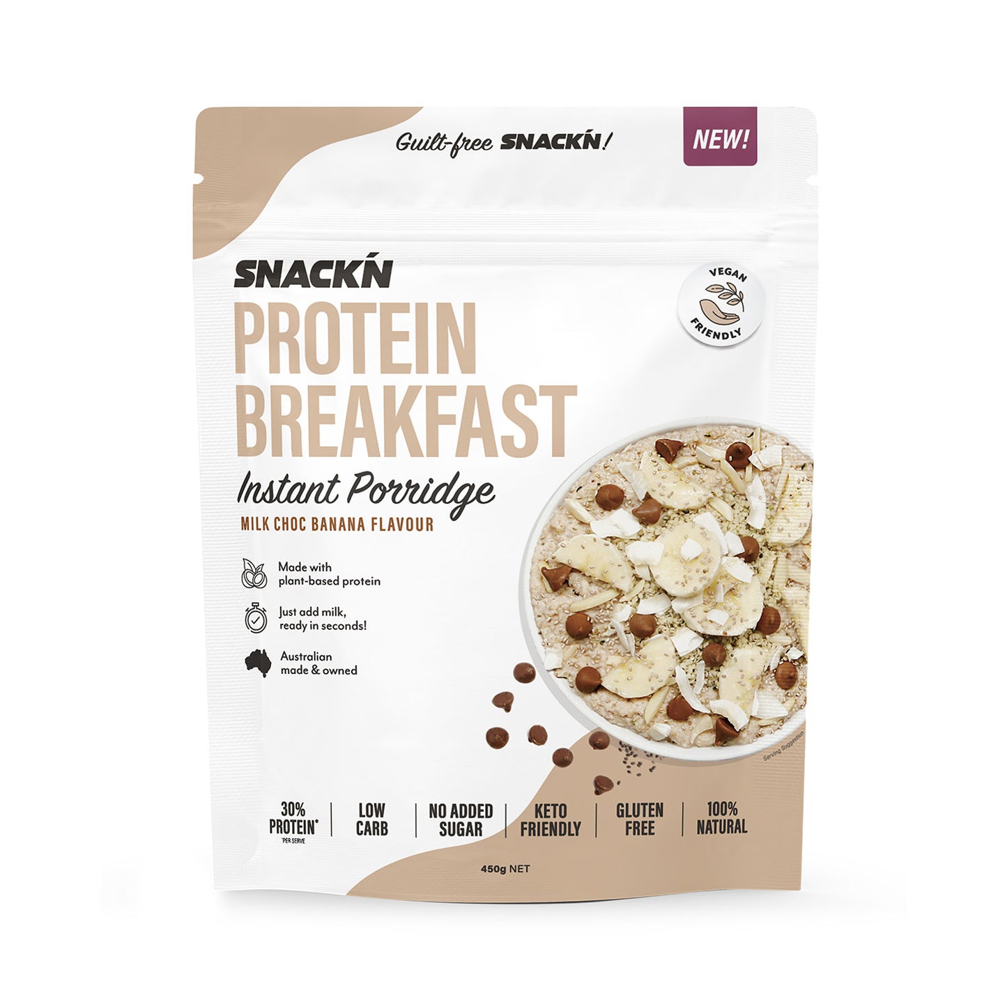 SNACKN - Protein Breakfast Instant Porridge