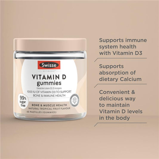 SWISSE | Vitamin D | Gummies x 60