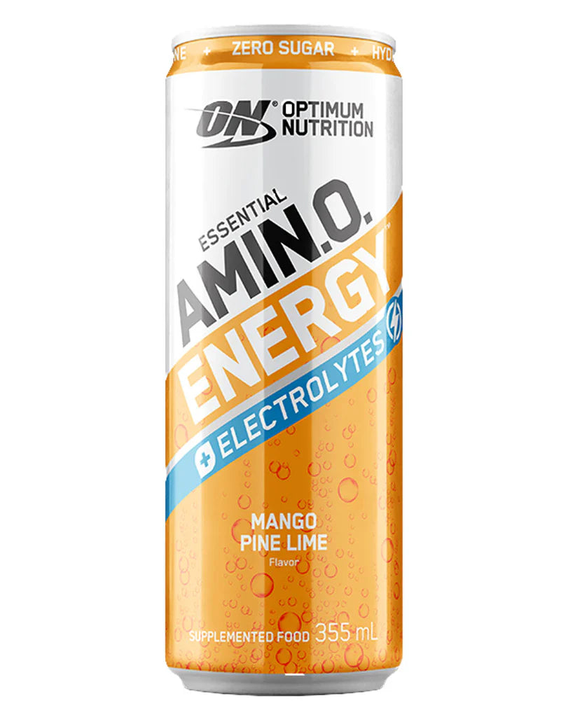 ON | Optimum Nutrition | Amino Energy + Electrolytes | Sparkling Energy Drink | 355ml Can