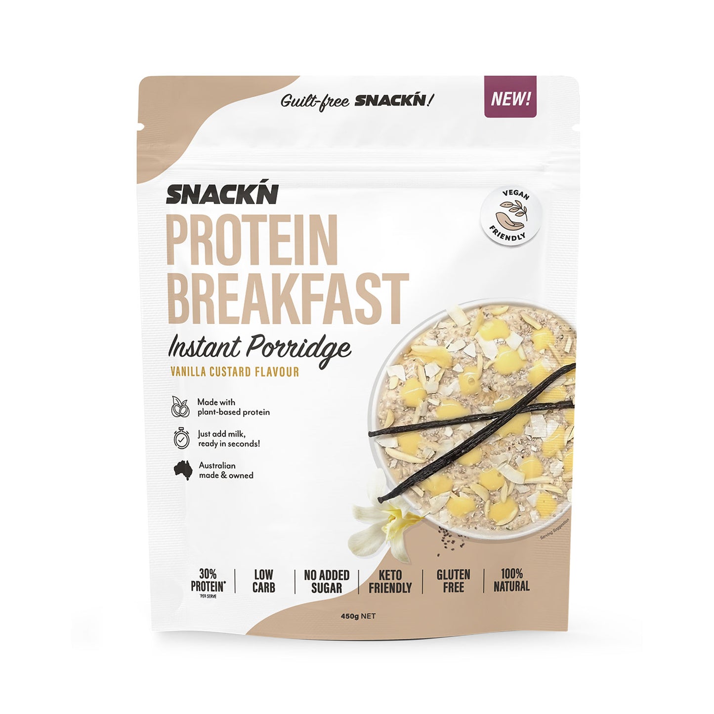 SNACKN - Protein Breakfast Instant Porridge