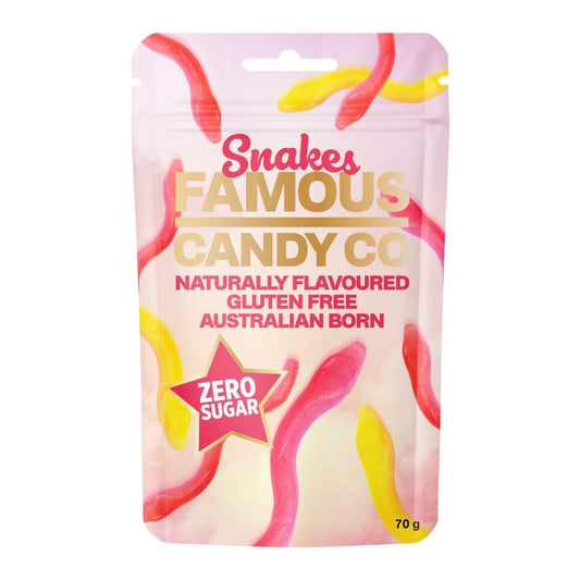 Famous Candy Co - Snakes 70g