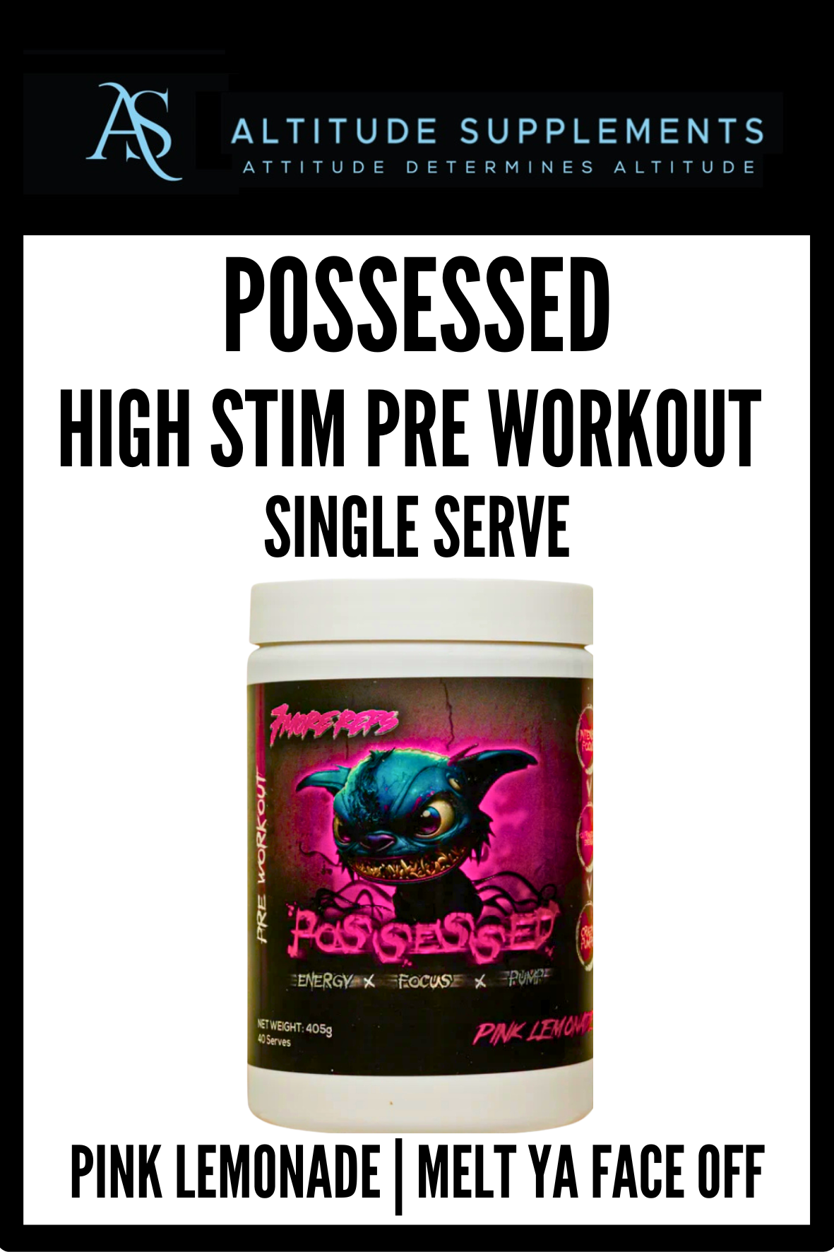 SINGLE SERVE | Pre workout | Possessed