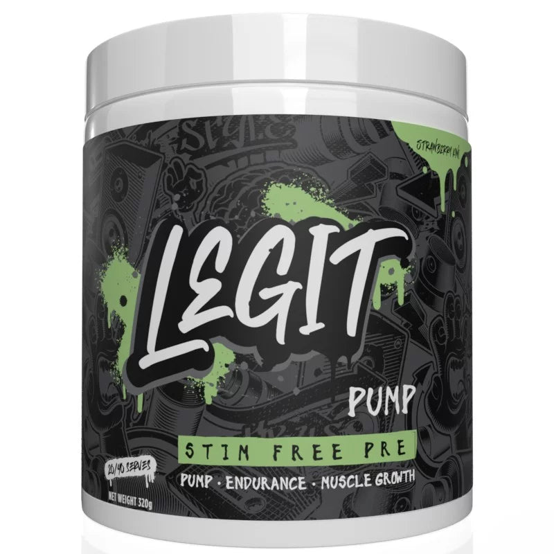 Legit Supps - Pump Stim Free Pre Workout 40 Serves