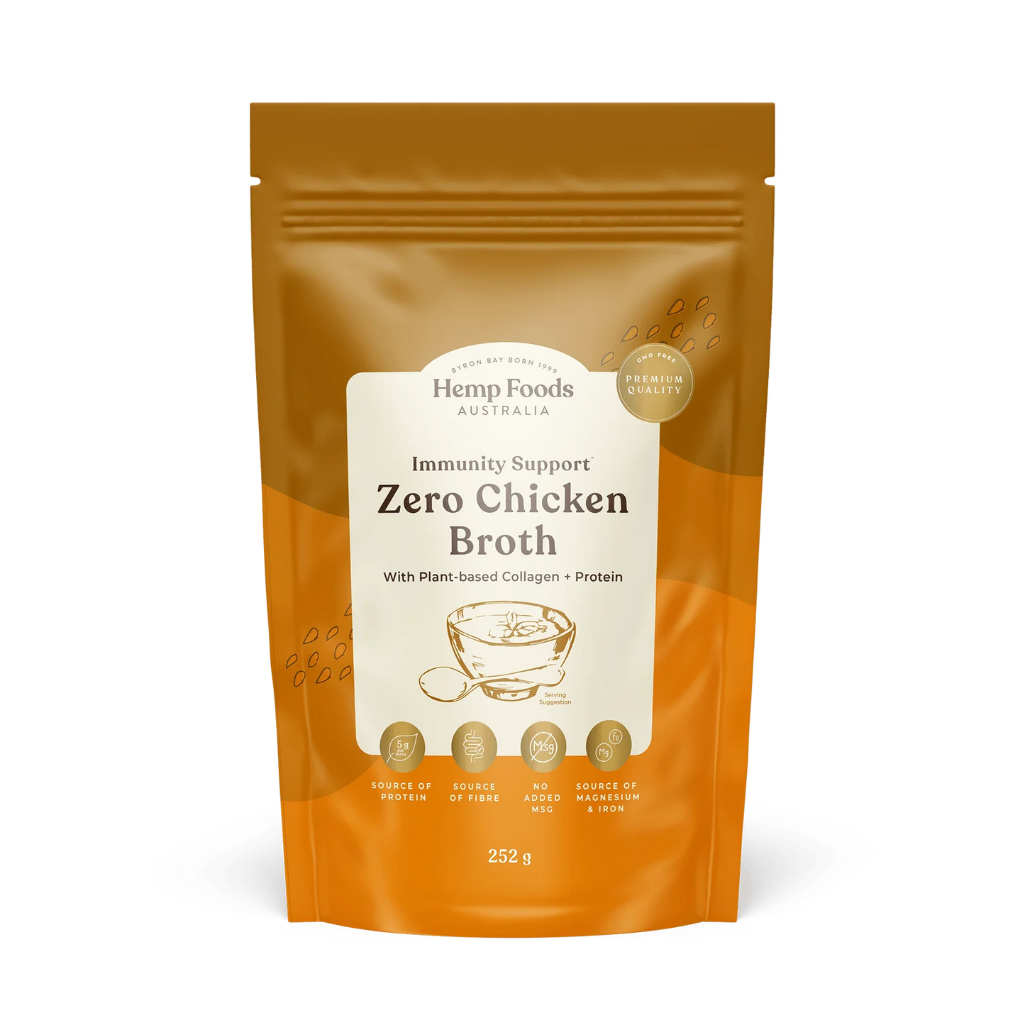 Hemp Foods Australia  - Zero Chicken Broth - 252g - 18 serves