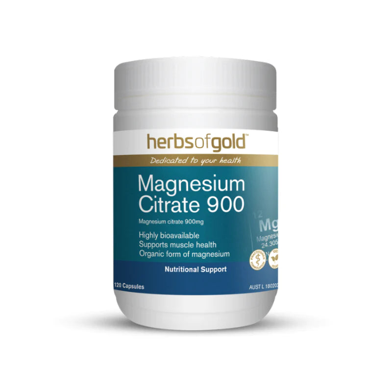 Herbs of Gold - Magnesium Citrate 900 60C