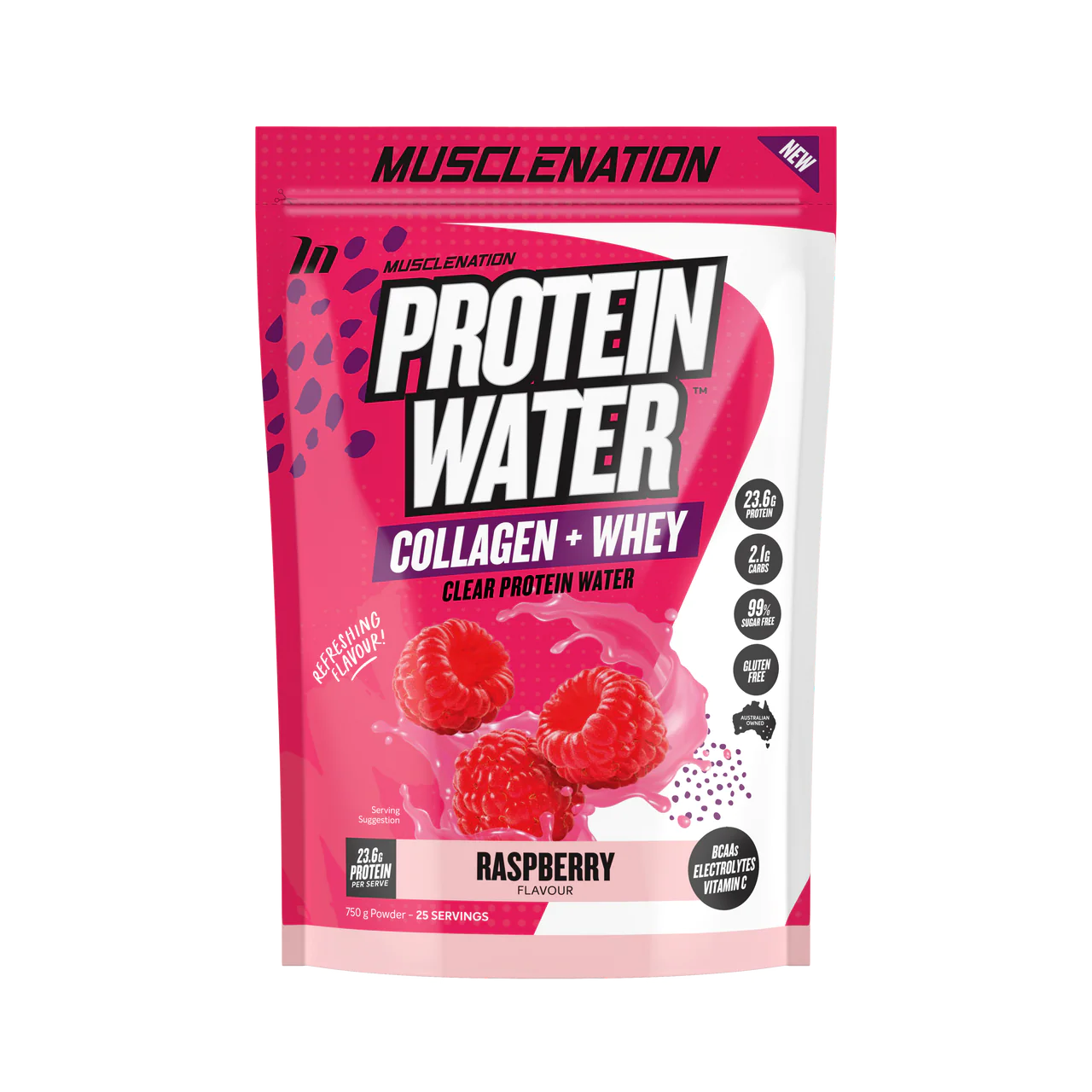 MuscleNation - PROTEIN WATER 25 serves