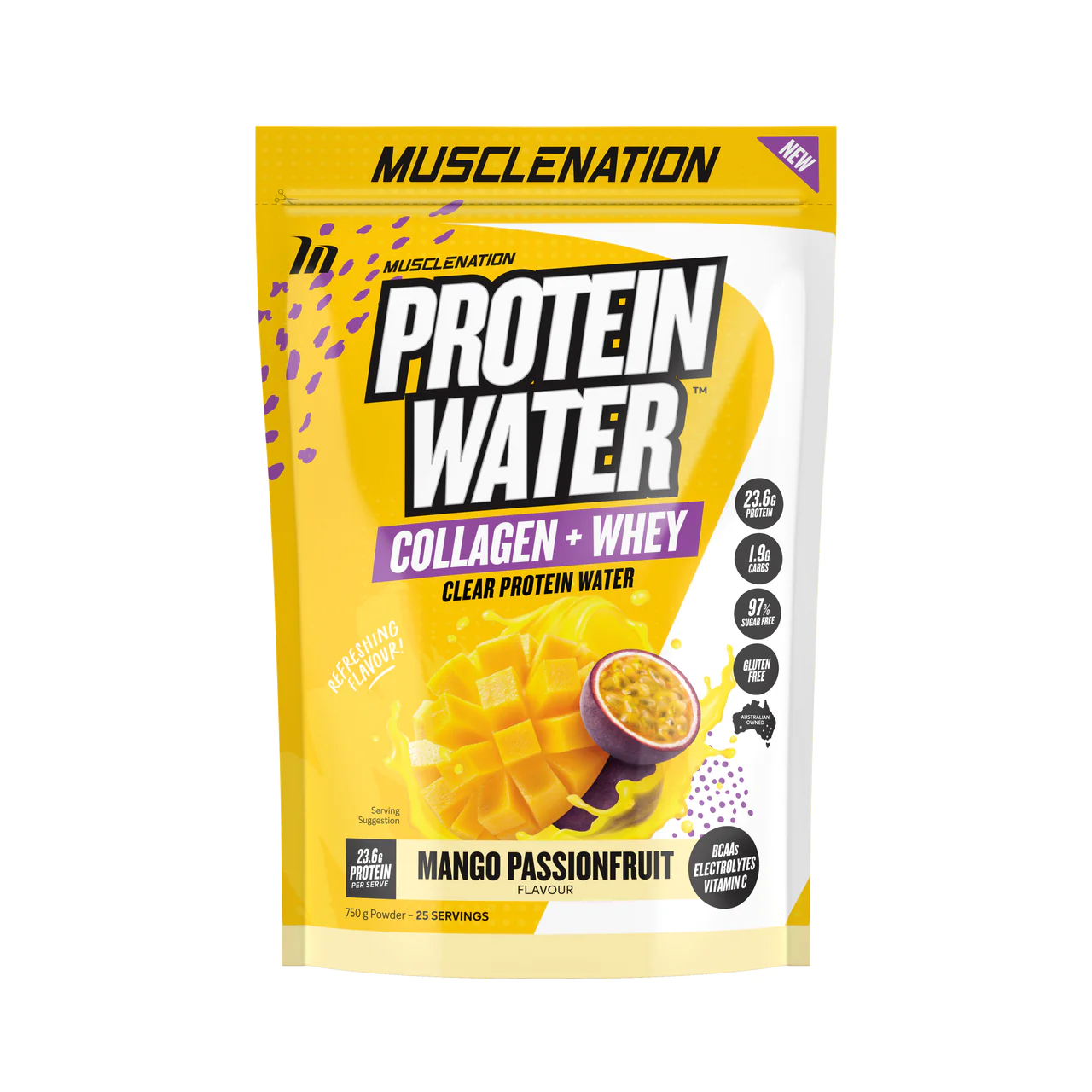 MuscleNation - PROTEIN WATER 25 serves