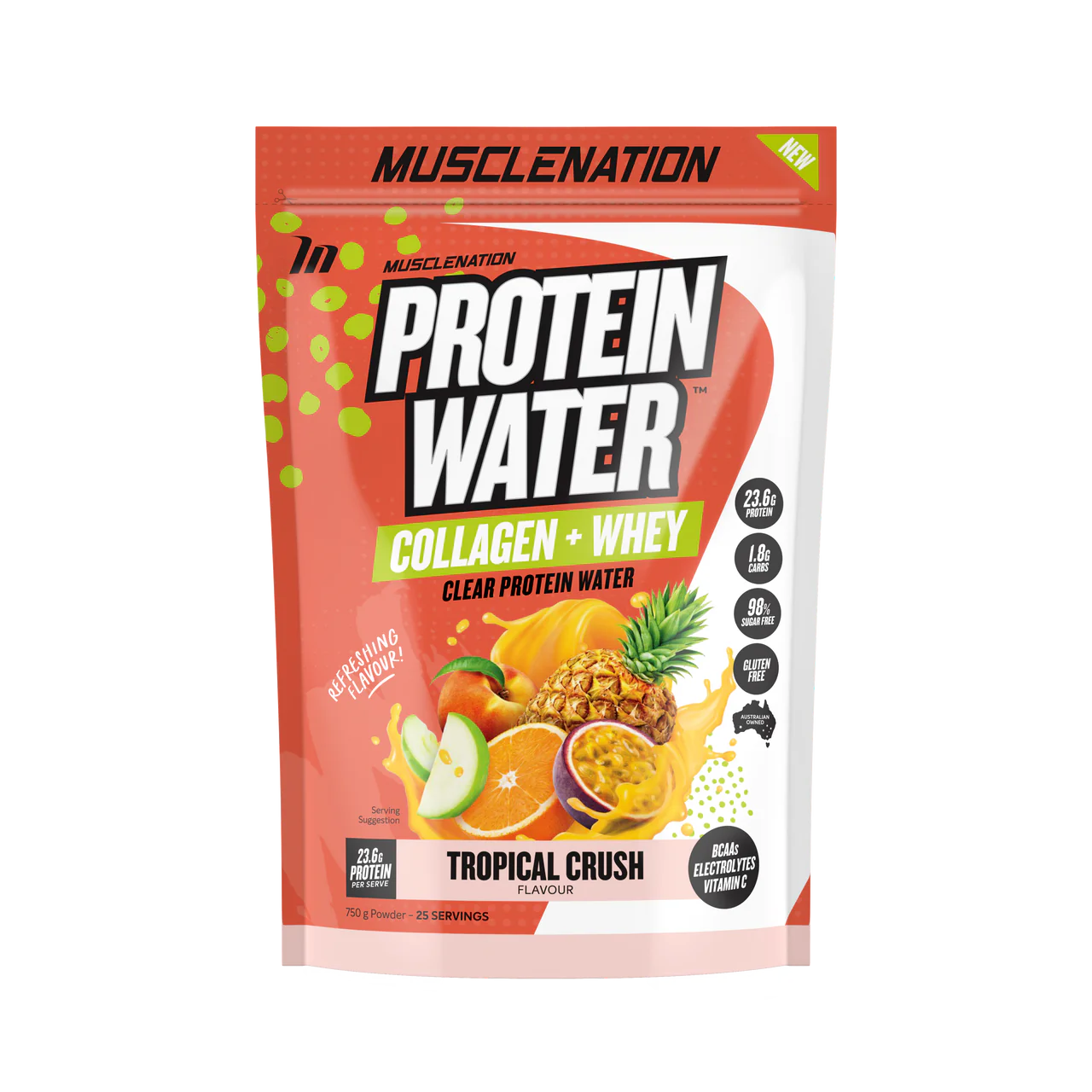 MuscleNation - PROTEIN WATER 25 serves