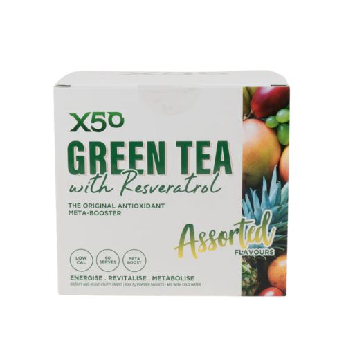 X50 - Green Tea wth Resveratrol - 60 Serves