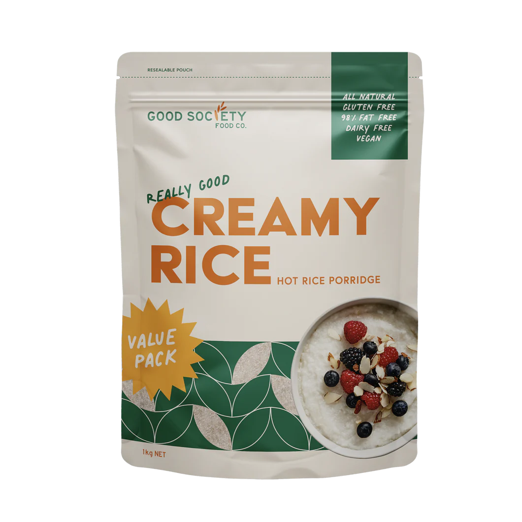 Good Society Food Co. - 1kg Creamy Rice - Unflavoured