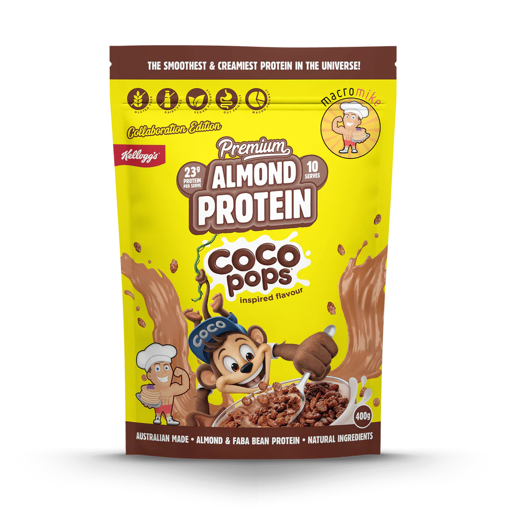 Macro Mike & Kelloggs - Premium Almond Protein 400g