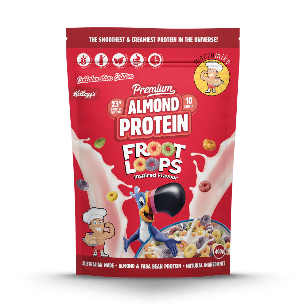 Macro Mike & Kelloggs - Premium Almond Protein 400g
