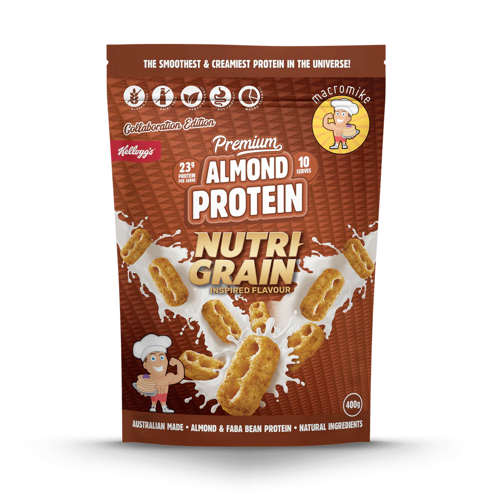 Macro Mike & Kelloggs - Premium Almond Protein 400g
