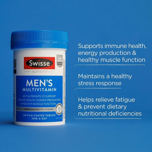 SWISSE | Men's Multivitamin  | 60 Tabs