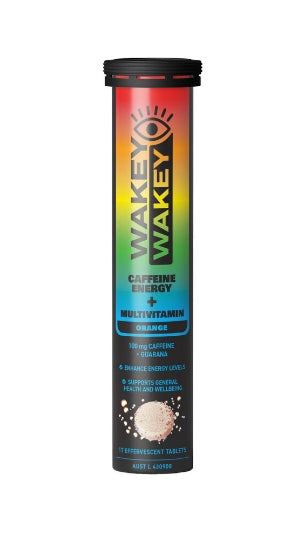 Wakey Wakey | Caffeine & Multi Vitamin | 17 Effervescent Tablets