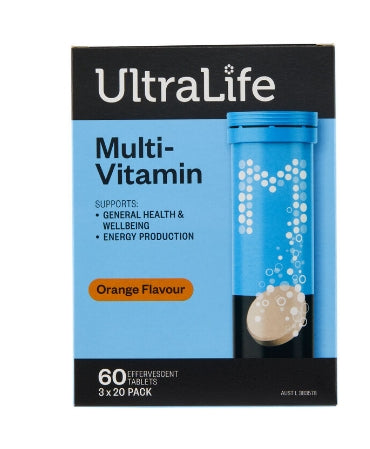 Ultralife | Multi Vitamin | 3 x 20 Pack | Orange