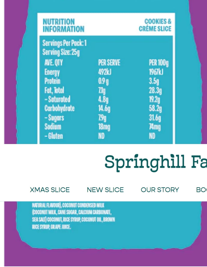 Springhill Farms | Slice | Cookies & Creme