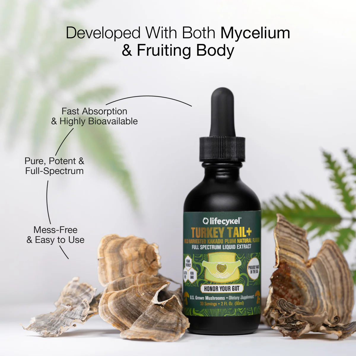 Life Cykel - Turkey Tail+ - 60mls