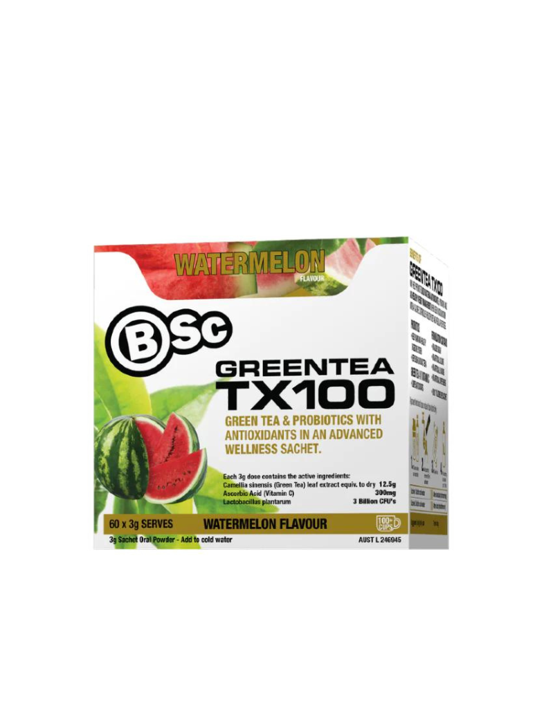 BSc - Green Tea TX100 Super Berry 60x3g Serve.