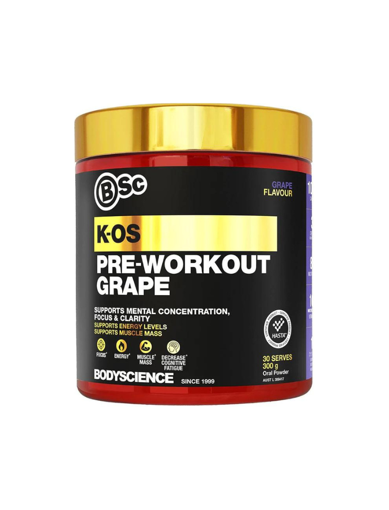 BSc K-OS Pre-Workout 300g