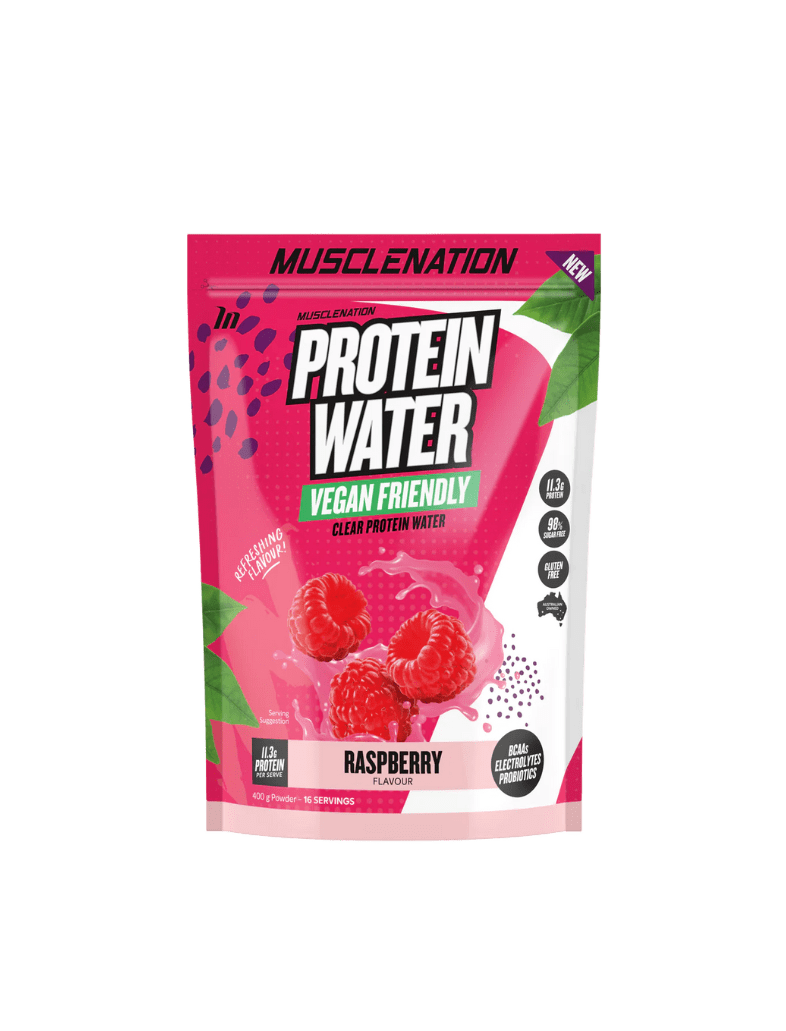 MuscleNation - PLANT PROTEIN WATER RASPBERRY - 16 serves