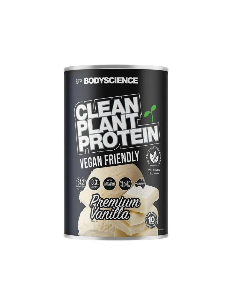 BSc - Clean Plant Protein 1kg Premium Vanilla