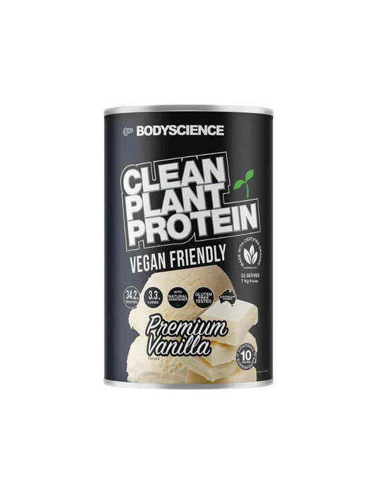 BSc - Clean Plant Protein 1kg Premium Vanilla