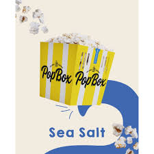 Pop Box | Microwave Popcorn | Sea Salt | 100g