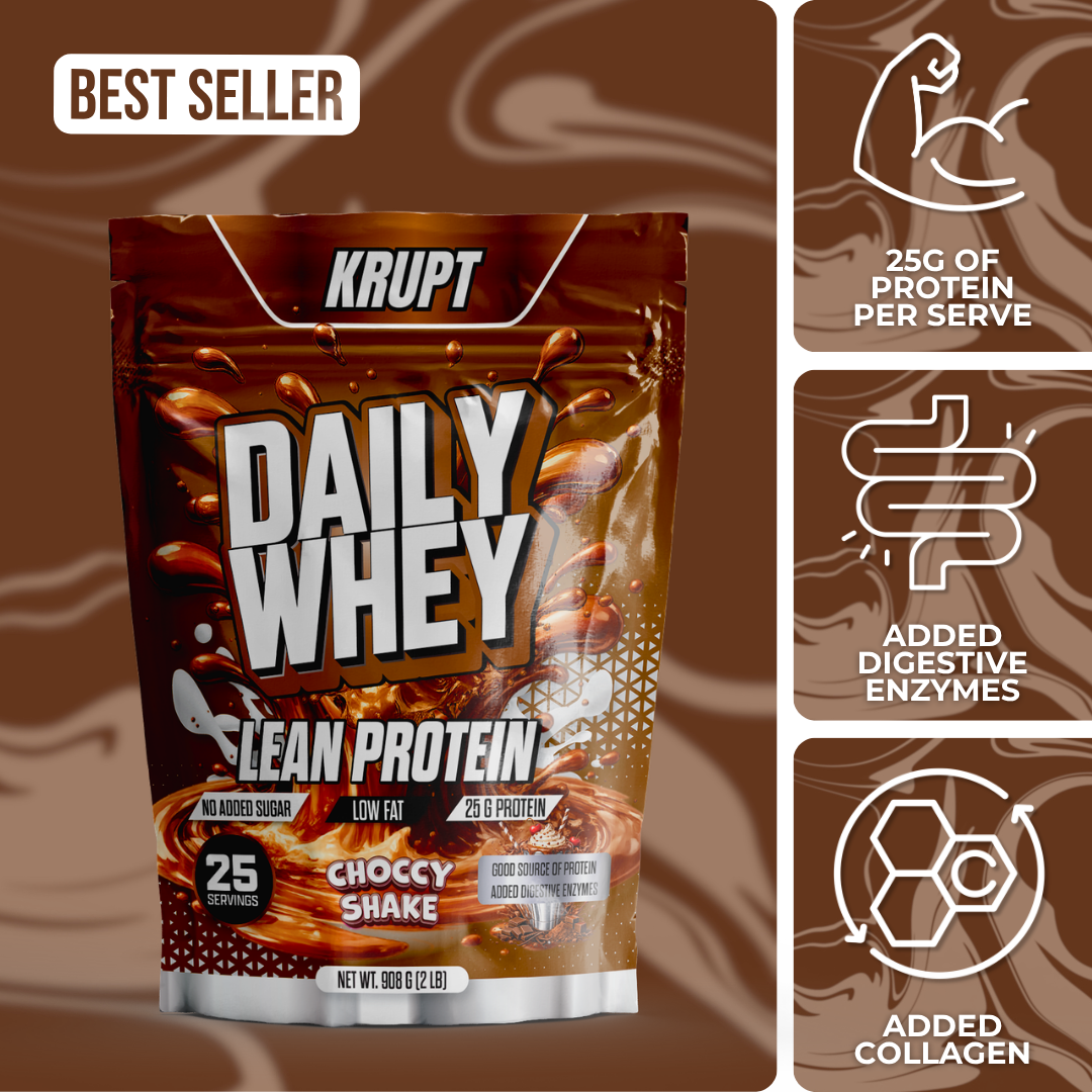 KRUPT | Daily Whey | Lean Protein | 25 Serves