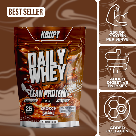 KRUPT | Daily Whey | Lean Protein | 25 Serves