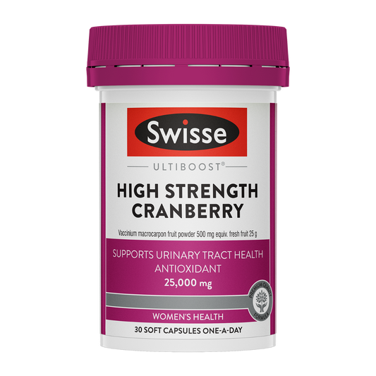 SWISSE - High Strength Cranberry - 30 Soft Capsules