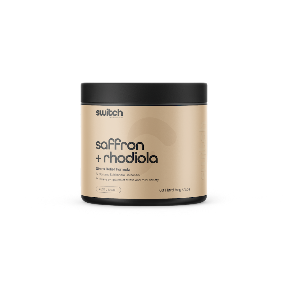 Switch - Saffron + Rhodiola - 60
capsules